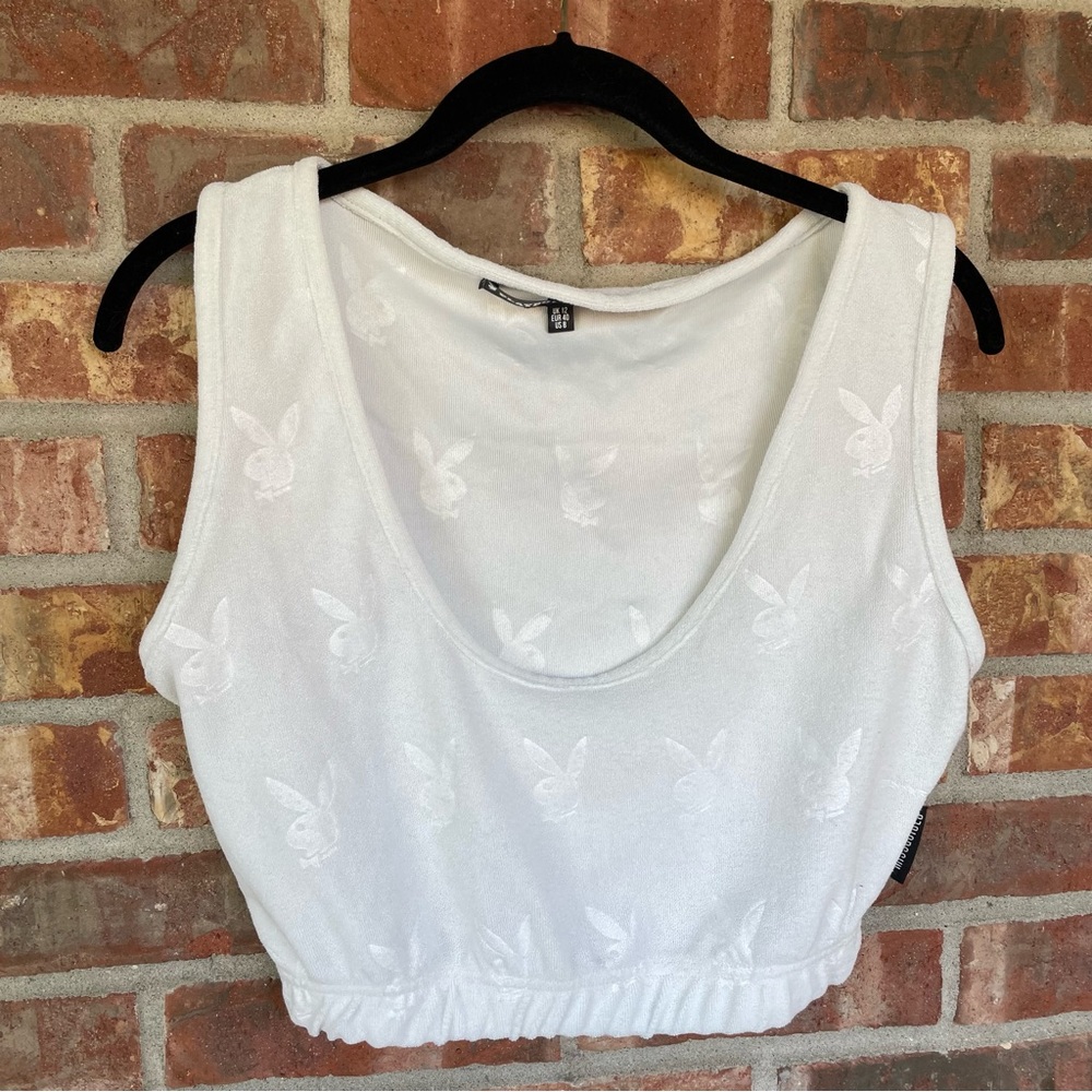 Playboy terrycloth crop top